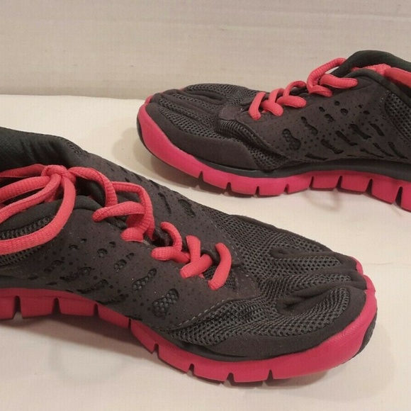 Fila Skele Toes Sneakers Pink/Gray Size 6 M - Picture 7 of 8